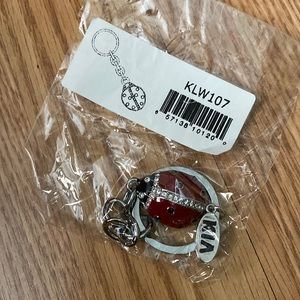 KIA brand ladybug bling keychain